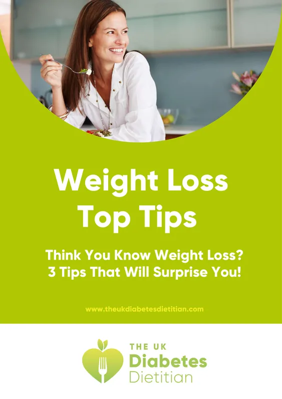 Weight Loss Top Tips: free guide cover